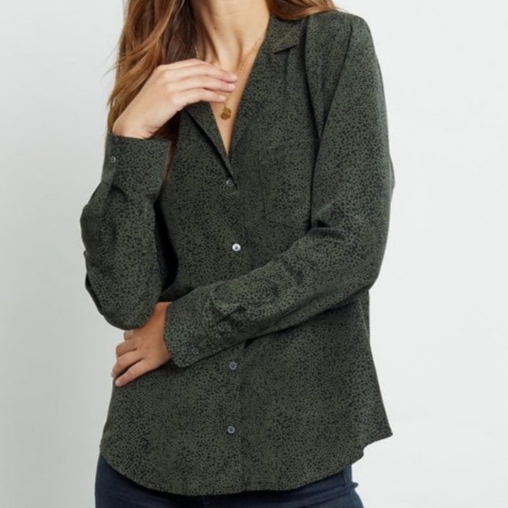 Rails Cheetah Silk Shirt